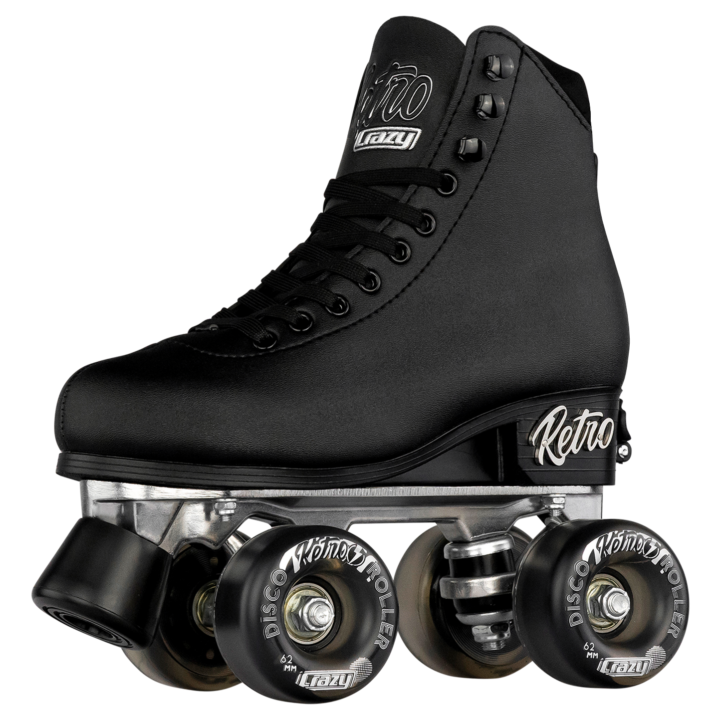 Crazy Retro Adjustable Roller Skates Black