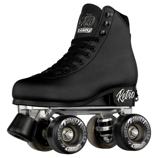 Crazy Retro Adjustable Roller Skates Black