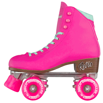 Crazy Retro Roller Skates Pink