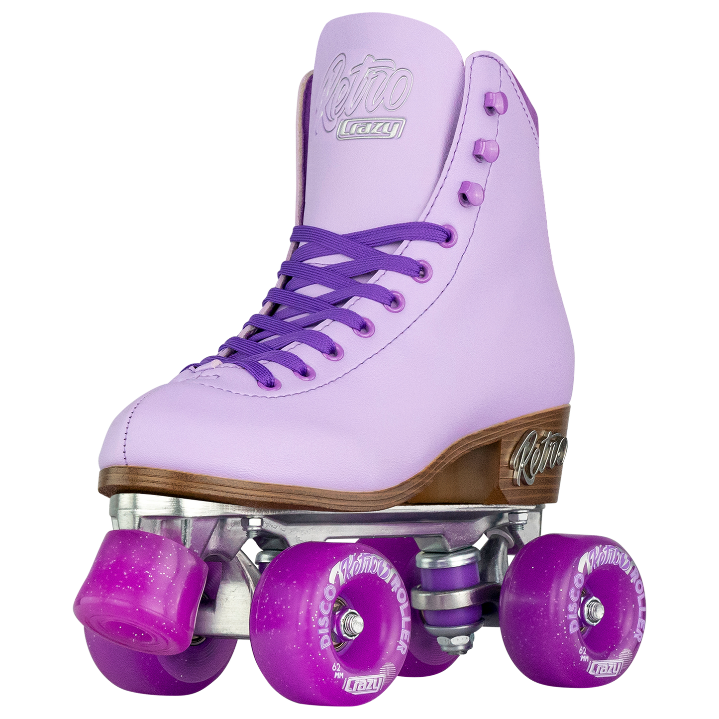Crazy Retro Roller Skates Purple
