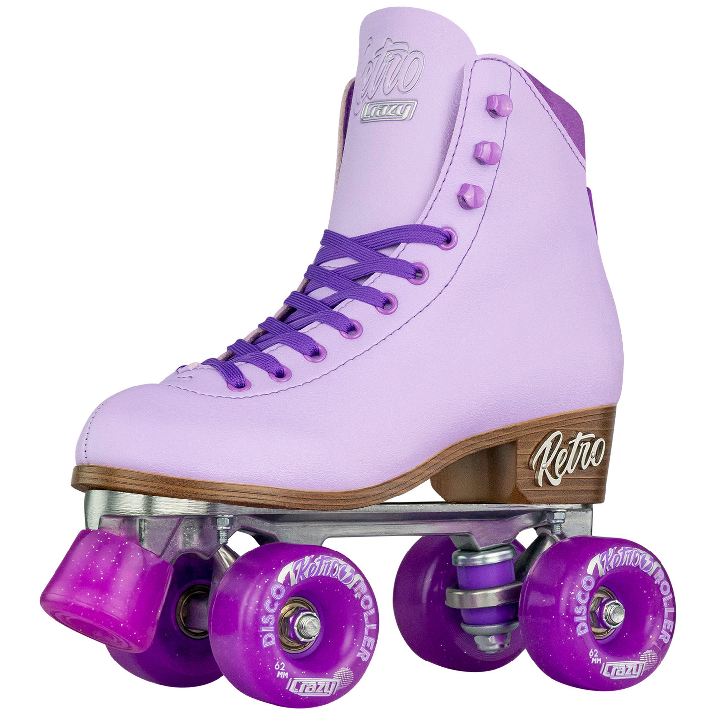 Crazy Retro Roller Skates Purple