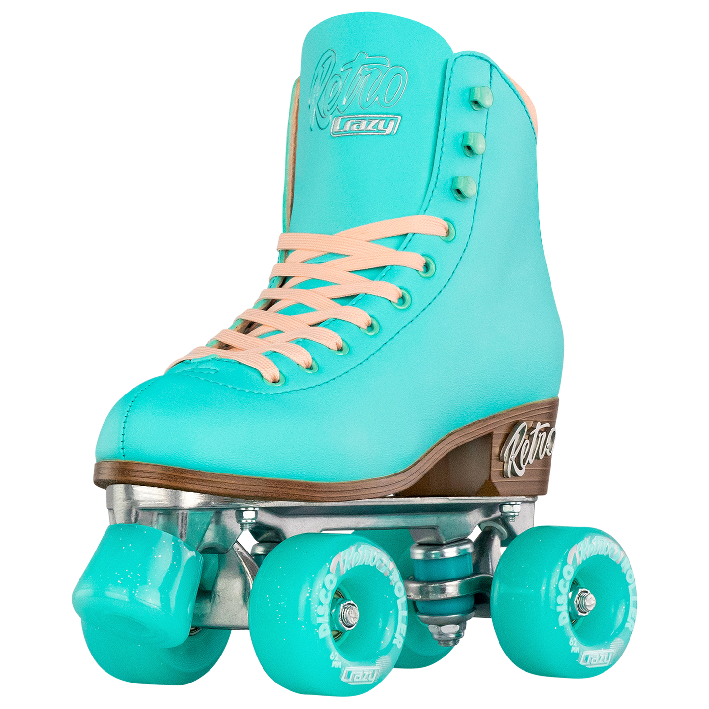 Crazy Retro Roller Skates Teal