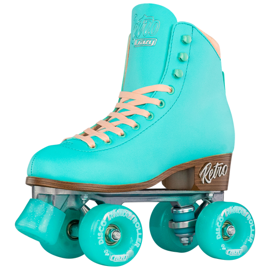Crazy Retro Roller Skates Teal