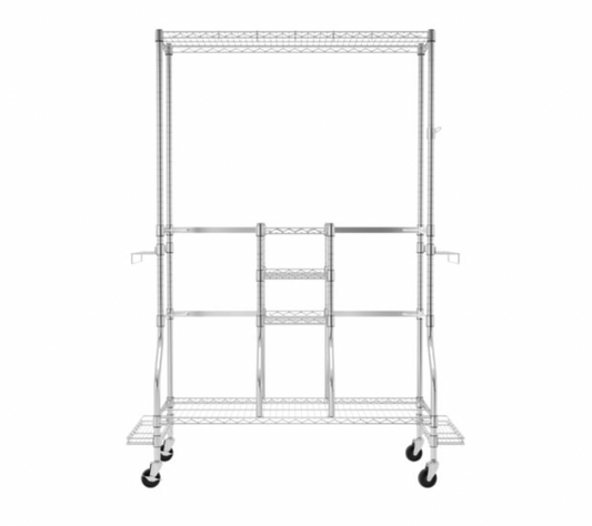 SafeRacks Golf Equipment Organizer & Rolling Storage Rack - Senior.com Golf Storage