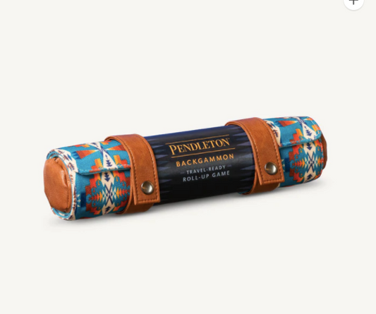 Pendleton Backgammon Travel-Ready Roll-Up Game
