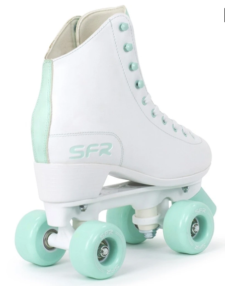 SFR Figure Skates White and Green