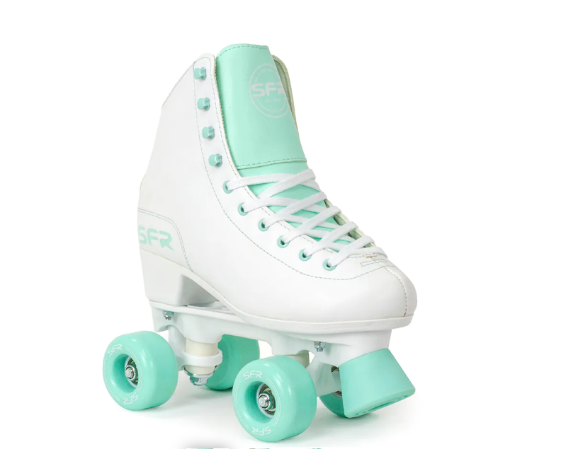 SFR Figure Skates White and Green