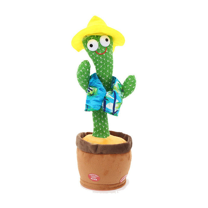 Singing Cactus Toy Dancing Cactus Plush Funny Cactus Dolls for Home Decoration