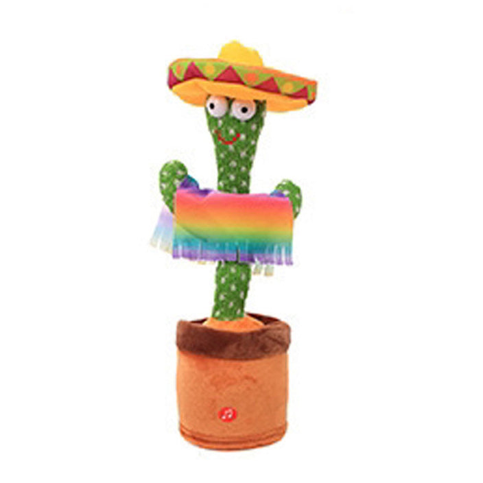 Singing Cactus Toy Dancing Cactus Plush Funny Cactus Dolls for Home Decoration