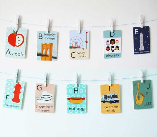 New York City A-Z Alphabet Cards
