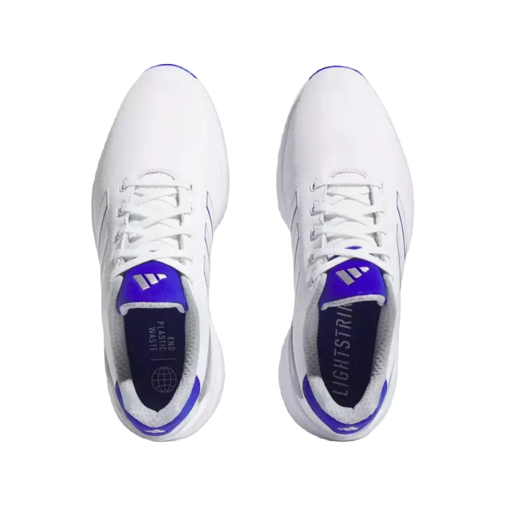 Adidas ZG23 Golf Shoes - White/Blue