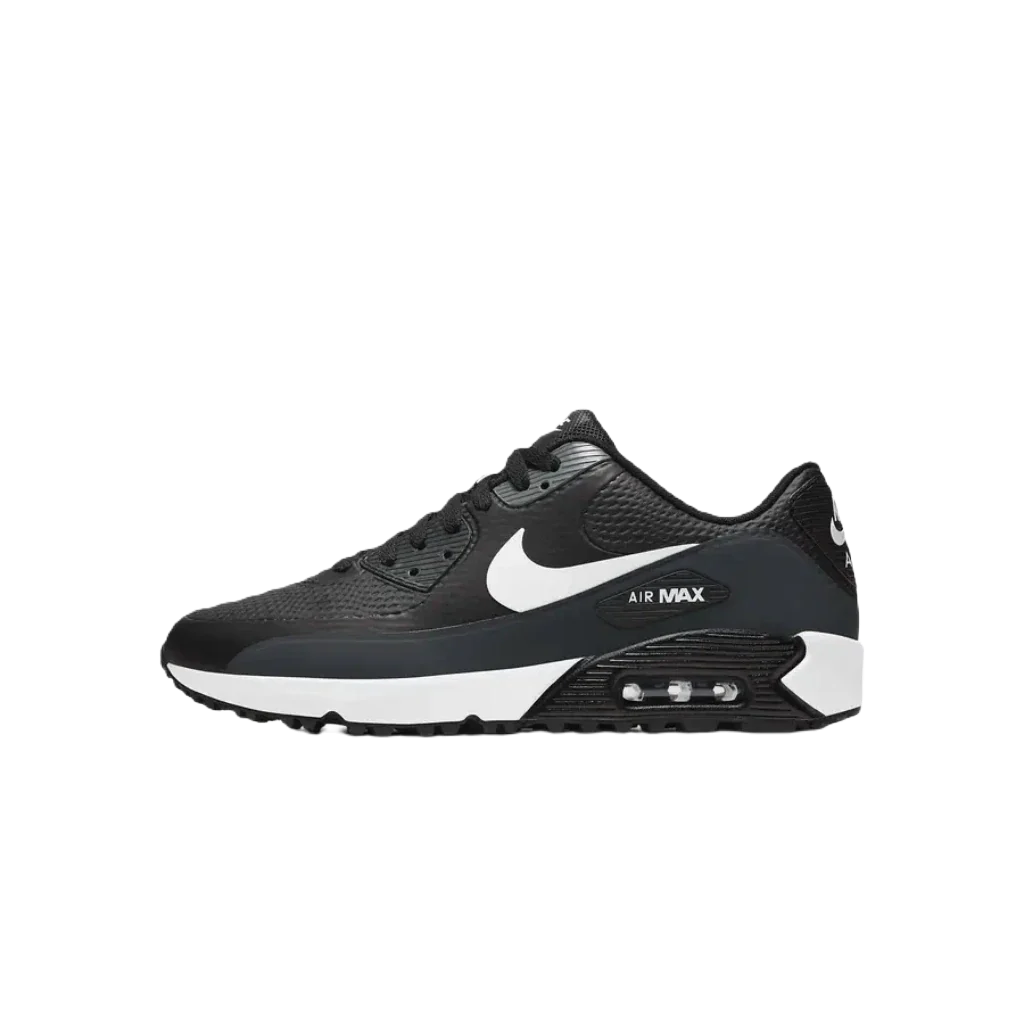 Nike Air Max 90 G Spikeless Golf Shoe - Black/White