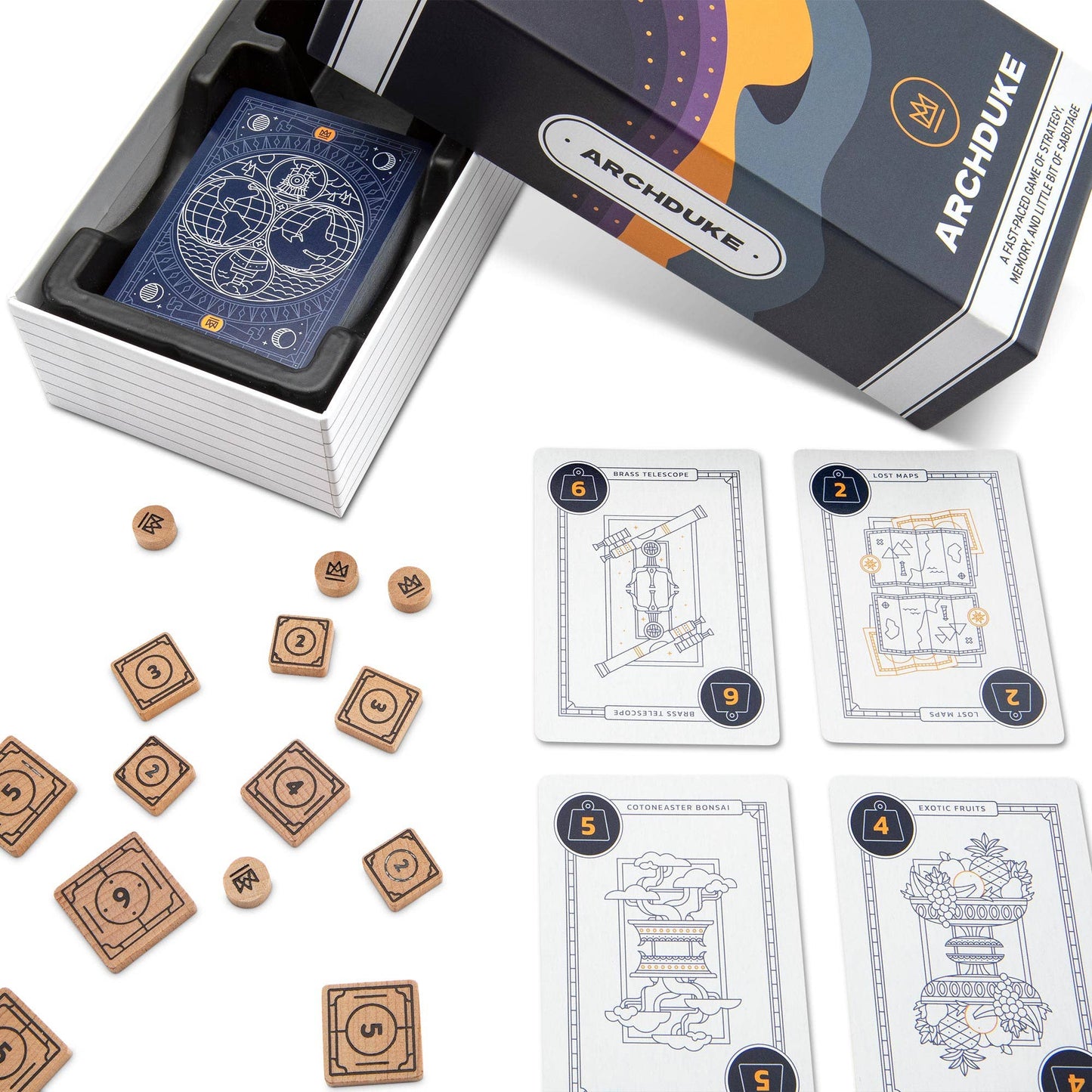 Archduke: A card game of strategy, memory, and sabotage