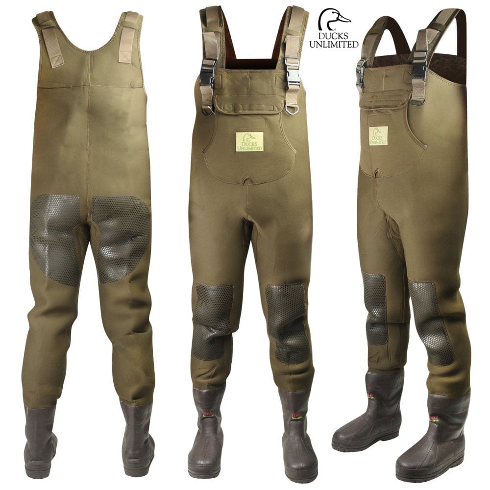 Ducks Unlimited Men'S 5Mm 1000 Gram Brown Fishing Wader Size: 14 Brown