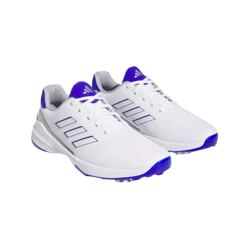 Adidas ZG23 Golf Shoes - White/Blue