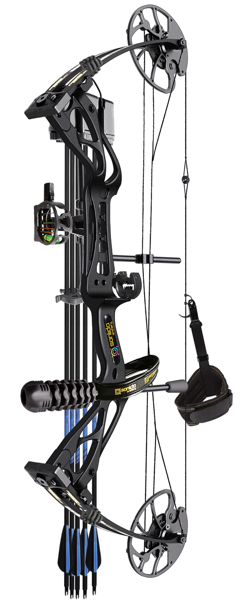 Sanlida Archery Dragon X8 Hunting Compound Bow and Arrows Kit for Adults and Teens/Draw Length 18"-31"