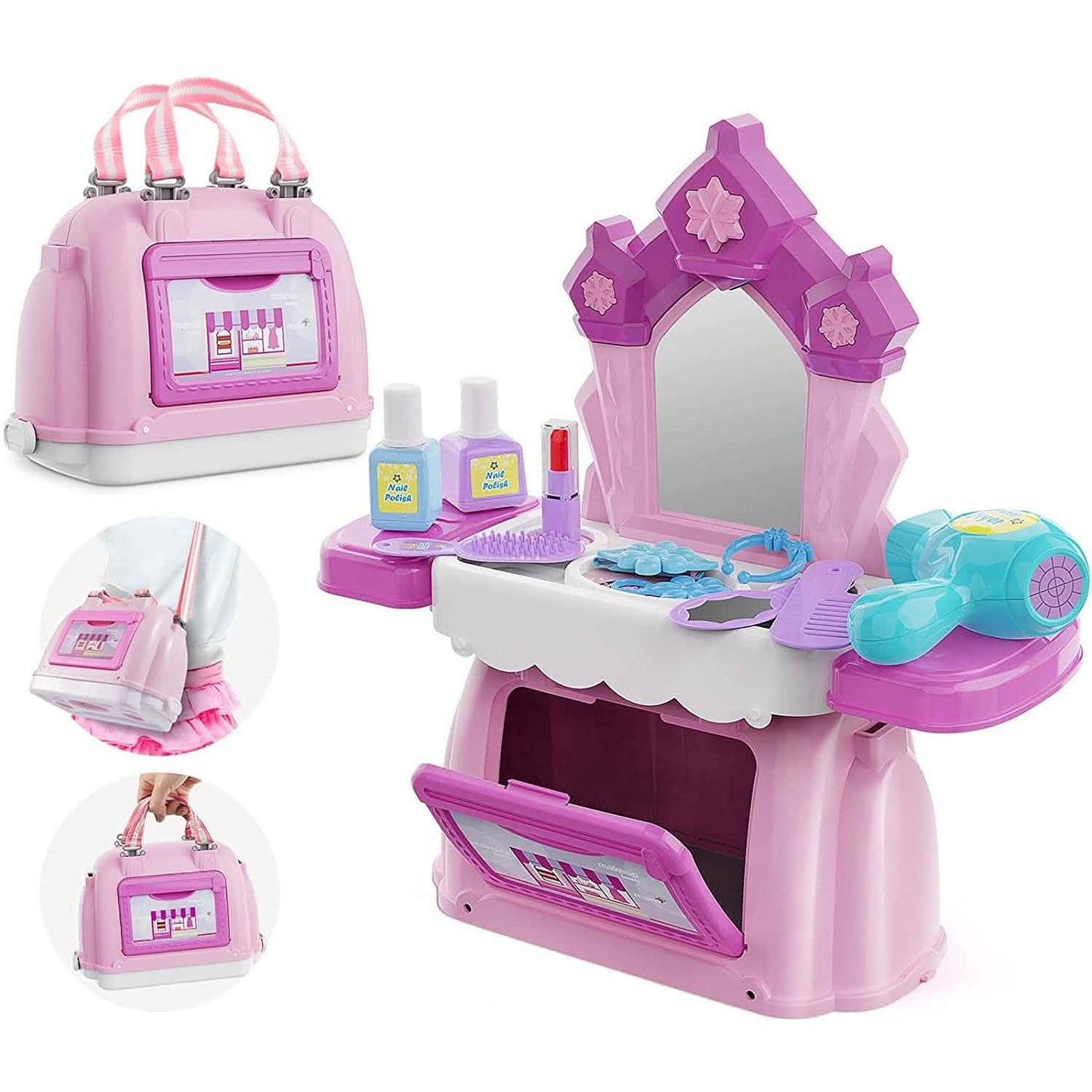 Geyiie Kids Vanity Toy Set