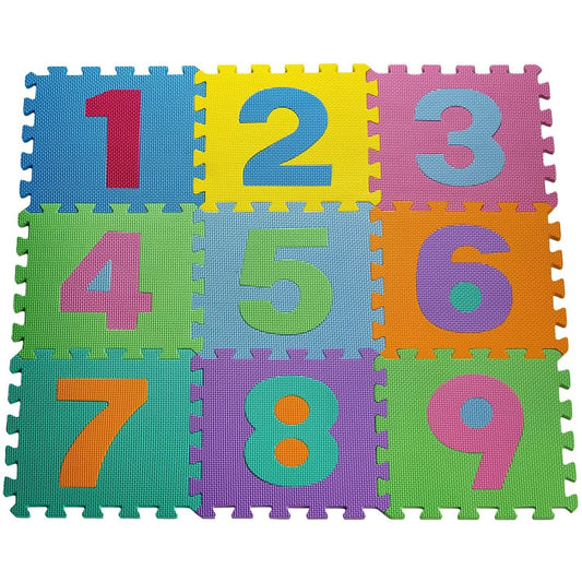 HemingWeigh Kid's Multicolored Numbers Puzzle Play Mat
