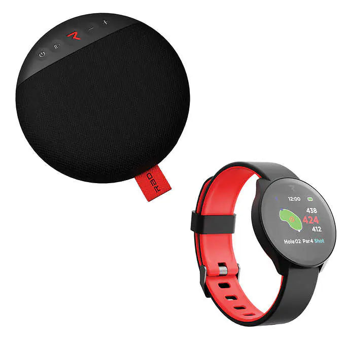 Rad Golf GPS Watch and Bluetooth Speaker Ultimate Golf Bundle