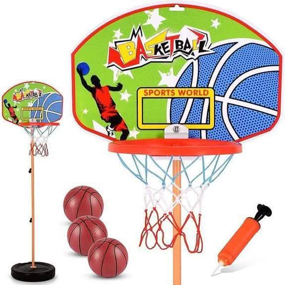 Kids Basketball Hoop Play Set - Adjustable Height