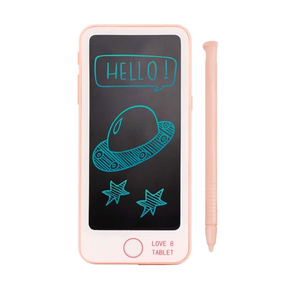 Kids Write & Erase Smartphone With Pen Toys & Games Pink - DailySale