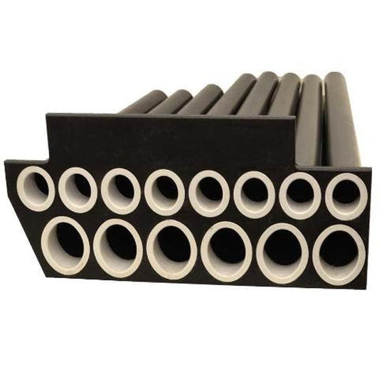 Legend Bass Boat Fishing Rod Organizer | 14 Tube 15 X 7 1/8 Inch