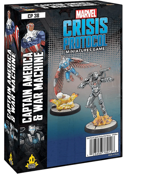 Marvel: Crisis Protocol –  Captain America and War Machine - Character Pack