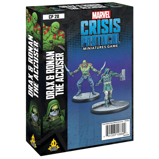 Marvel: Crisis Protocol –  Drax and Ronan the Accuser - Character Pack