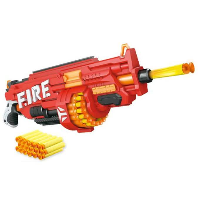 Motorized Fire Blasting Rush Attack Spinning Barrel