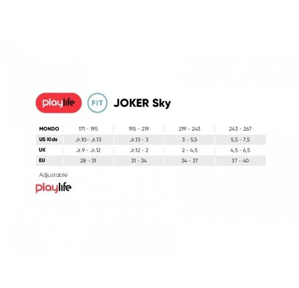 Playlife Joker Yellow Adjustable Inline Skates