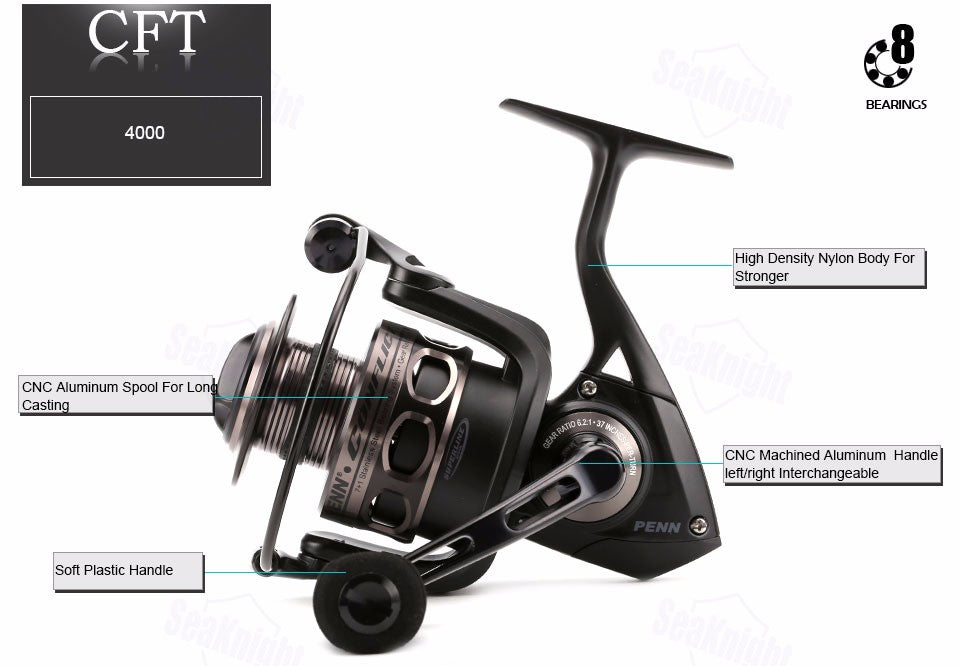 Conflict Cft Full Metal Spinning Penn Fishing Reel