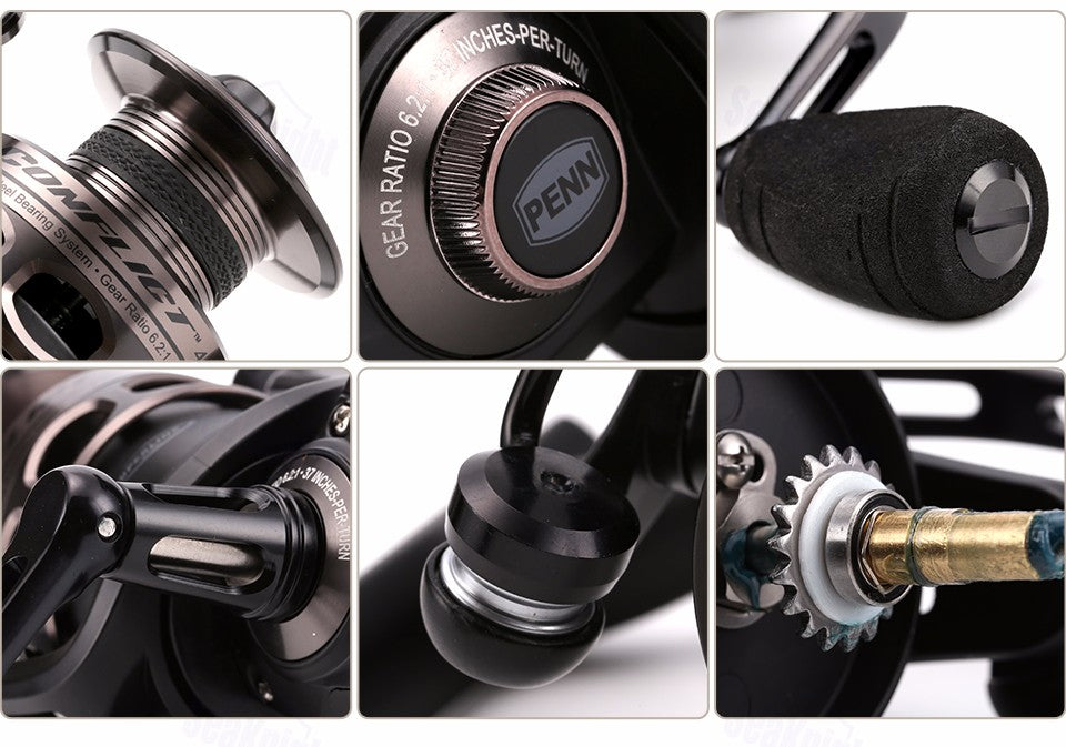 Conflict Cft Full Metal Spinning Penn Fishing Reel