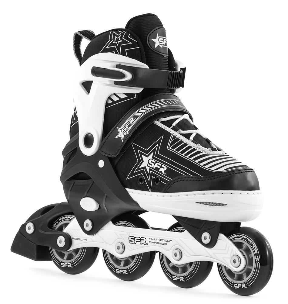 SFR Pulsar Kids Adjustable Inline Skates Silver